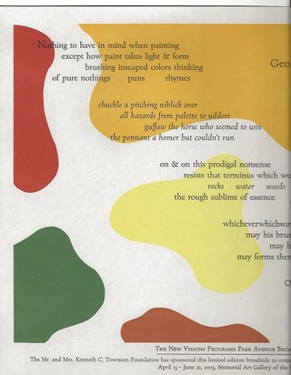 GEORGE BELLOWS: AUTUMN BROOK. (Broadside.)