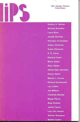 Item #4052 LIPS. Michael Benedikt, Joseph Bruchac