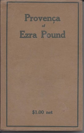 Item #5232 PROVENCA. Ezra Pound