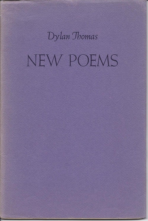 Item #6242 NEW POEMS. Dylan Thomas.