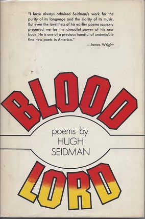 Item #6313 BLOOD LORD. Hugh Seidman