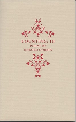 Item #6371 COUNTING: III. Harold Corbin
