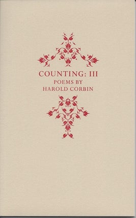 Item #6371 COUNTING: III. Harold Corbin