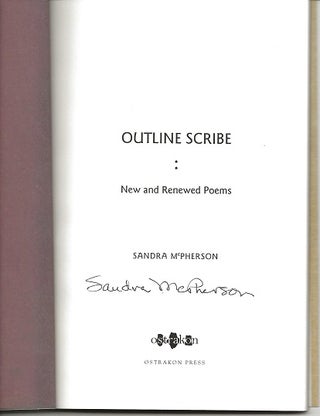 OUTLINE SCRIBE: NEW AND RENEWED POEMS.