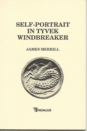 Item #6838 SELF-PORTRAIT IN TYVEK WINDBREAKER. James Merrill.