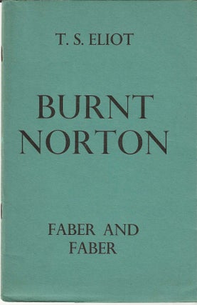 Item #7068 FOUR QUARTETS: EAST COKER, THE DRY SALVAGES, BURNT NORTON, LITTLE GIDDING. T. S. Eliot