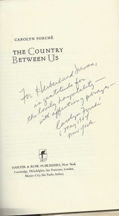 THE COUNTRY BETWEEN US.