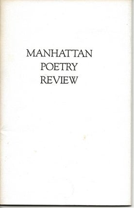 Item #952 "Available Light" in MANHATTAN POETRY REVIEW: 10. Marge Piercy